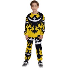 Dolnoslaskie Flag Kids  Sweatshirt Set by tony4urban