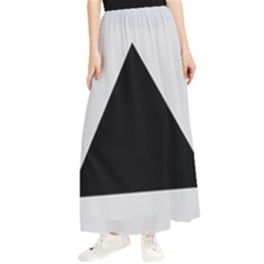 Magnitogorsk City Flag Maxi Chiffon Skirt by tony4urban