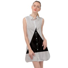 Magnitogorsk City Flag Sleeveless Shirt Dress by tony4urban