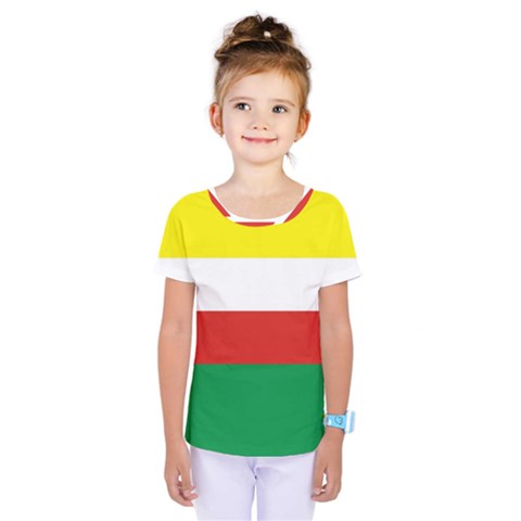 Lubuskie Flag Kids  One Piece Tee by tony4urban