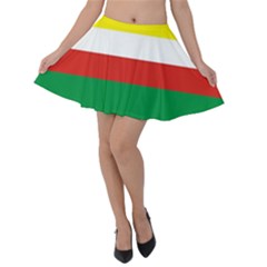 Lubuskie Flag Velvet Skater Skirt