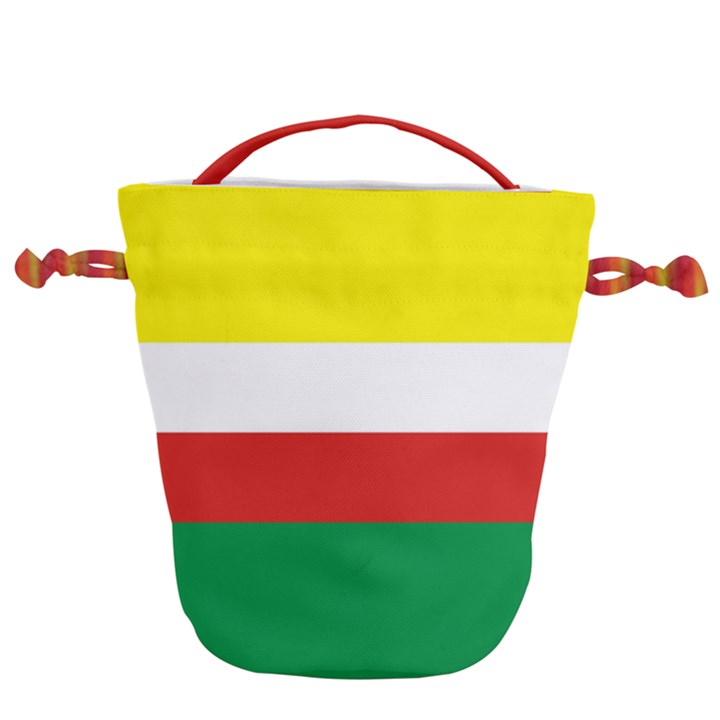 Lubuskie Flag Drawstring Bucket Bag