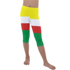 Lubuskie Flag Kids  Lightweight Velour Capri Leggings 