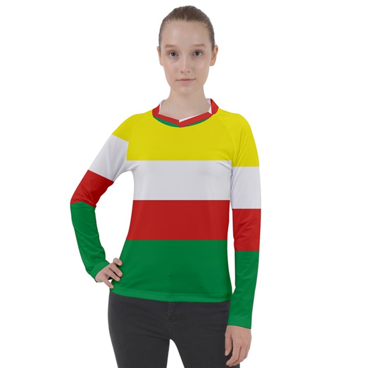 Lubuskie Flag Women s Pique Long Sleeve Tee