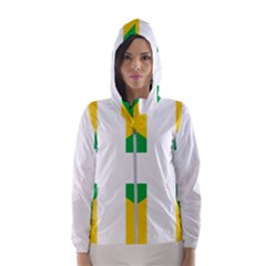 Halaka Flag Women s Hooded Windbreaker by tony4urban