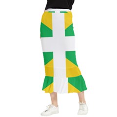 Halaka Flag Maxi Fishtail Chiffon Skirt by tony4urban