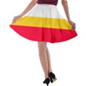 Malopolskie Flag A-line Skater Skirt View2