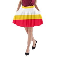 Malopolskie Flag A-line Pocket Skirt by tony4urban