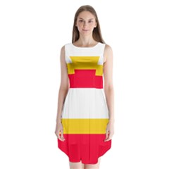 Malopolskie Flag Sleeveless Chiffon Dress   by tony4urban