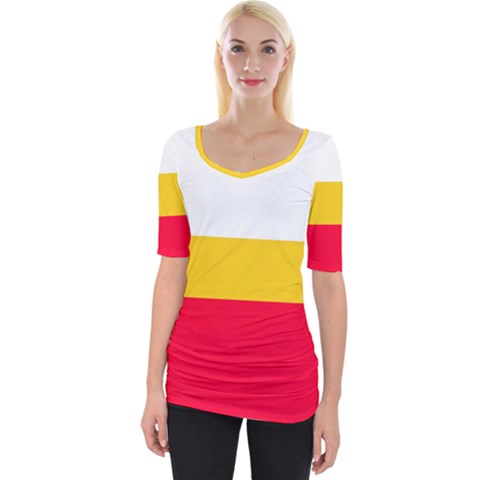 Malopolskie Flag Wide Neckline Tee by tony4urban