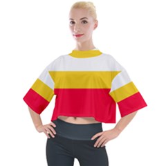 Malopolskie Flag Mock Neck Tee by tony4urban