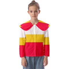 Malopolskie Flag Kids  Peter Pan Collar Blouse by tony4urban