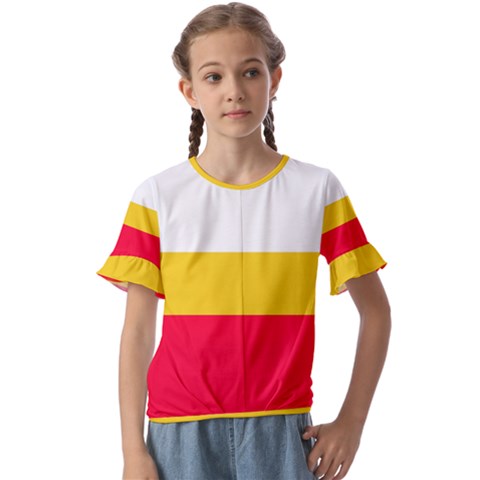 Malopolskie Flag Kids  Cuff Sleeve Scrunch Bottom Tee by tony4urban