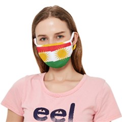 Kurdistan Flag Crease Cloth Face Mask (adult)