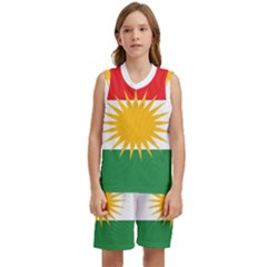 Kurdistan Flag Kids  Basketball Mesh Set by tony4urban