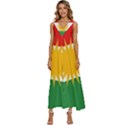 Kurdistan Flag V-Neck Sleeveless Loose Fit Overalls View1