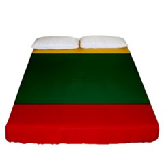 Lithuania Fitted Sheet (queen Size) by tony4urban