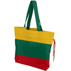 Lithuania Drawstring Tote Bag by tony4urban