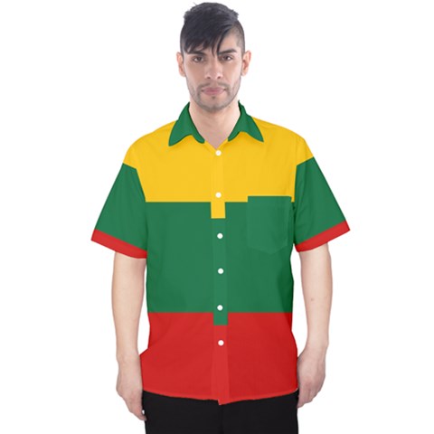 Lithuania Men s Hawaii Shirt by tony4urban