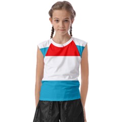 Luxembourg Kids  Raglan Cap Sleeve Tee by tony4urban