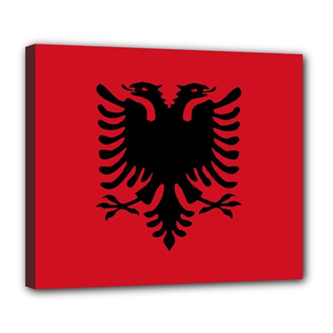 Albania Deluxe Canvas 24  X 20  (stretched) by tony4urban