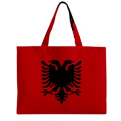 Albania Zipper Mini Tote Bag by tony4urban