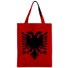 Albania Zipper Classic Tote Bag by tony4urban