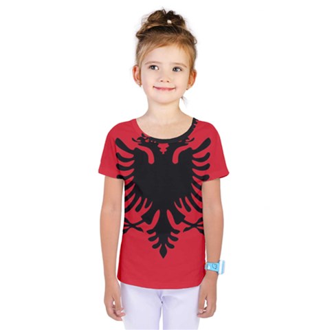 Albania Kids  One Piece Tee by tony4urban