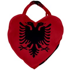 Albania Giant Heart Shaped Tote by tony4urban