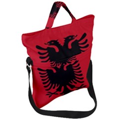 Albania Fold Over Handle Tote Bag by tony4urban