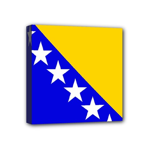 Bosnia And Herzegovina Mini Canvas 4  X 4  (stretched) by tony4urban