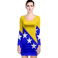 Bosnia And Herzegovina Long Sleeve Bodycon Dress by tony4urban