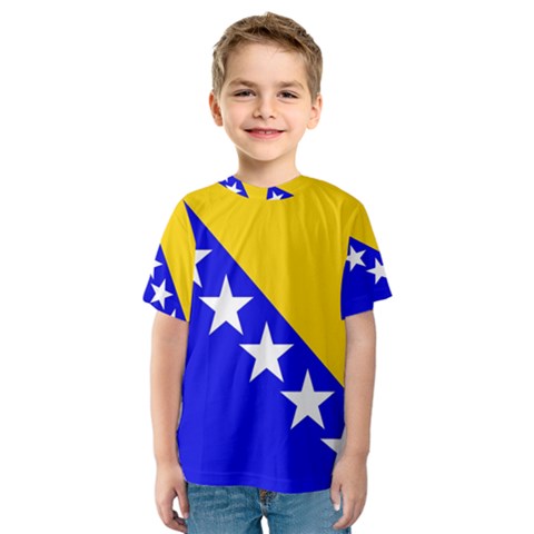 Bosnia And Herzegovina Kids  Sport Mesh Tee by tony4urban