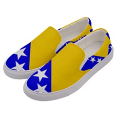 Bosnia And Herzegovina Men s Canvas Slip Ons by tony4urban