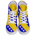 Bosnia And Herzegovina Women s Hi-Top Skate Sneakers View1