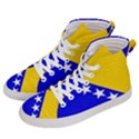 Bosnia And Herzegovina Women s Hi-Top Skate Sneakers View2