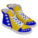 Bosnia And Herzegovina Women s Hi-Top Skate Sneakers View3