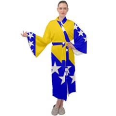 Bosnia And Herzegovina Maxi Velour Kimono by tony4urban