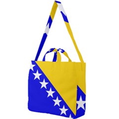 Bosnia And Herzegovina Square Shoulder Tote Bag by tony4urban