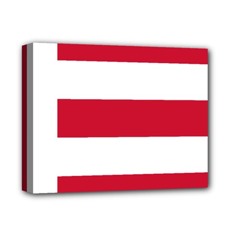 Eindhoven Flag Deluxe Canvas 14  X 11  (stretched) by tony4urban