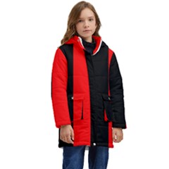 Namur Flag Kid s Hooded Longline Puffer Jacket by tony4urban