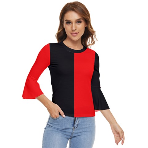 Namur Flag Bell Sleeve Top by tony4urban