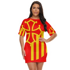 Languedoc Roussillon Flag Just Threw It On Dress by tony4urban