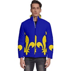 Ile De France Flag Men s Puffer Bubble Jacket Coat by tony4urban