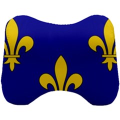 Ile De France Flag Head Support Cushion by tony4urban