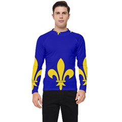 Ile De France Flag Men s Long Sleeve Rash Guard by tony4urban