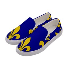 Ile De France Flag Women s Canvas Slip Ons by tony4urban