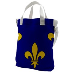 Ile De France Flag Canvas Messenger Bag by tony4urban