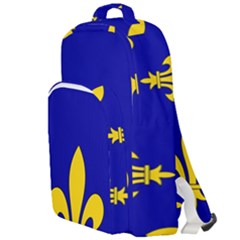 Ile De France Flag Double Compartment Backpack by tony4urban