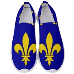 Ile De France Flag Men s Slip On Sneakers by tony4urban